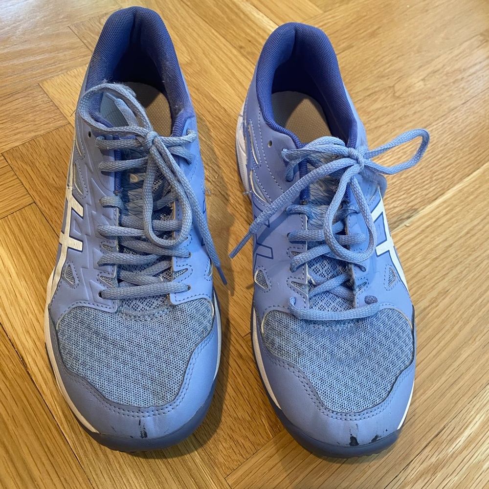 Asics Gel Venture Blue Sneakers with White Accents Size 8.5